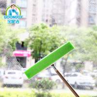 Telescopic 80-120cm Iron Pole Coated Glass Squeegee Microfiber Wiper Plastic Squeeege Screen Window Cleaning Brush