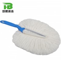 white polyester material car dust cleaning tool small dust cleaning brush I13001microfiber mop head