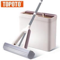 TOPOTO Self-washed Wet or Dry Mini Bucket PVA Kitchen Mop