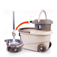 Household commercial 360 degree magic Spin rotating of Mop And Mop Bucket With Wheels