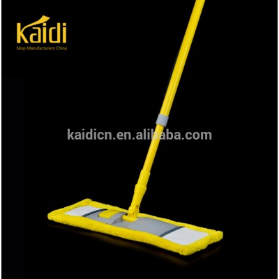 Microfiber Flat Mop with Telescopic Iron Pole