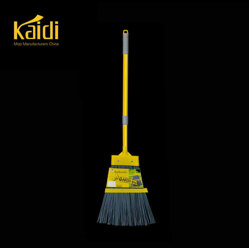 High Quality Iron Cleaning Green Magic Garden Broom with Telescopic Handle