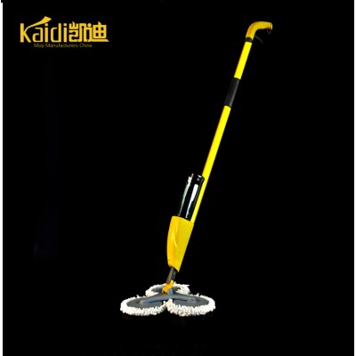 As seen on tv easy cleaning cotton 3 wheel spray mop with coating iron pole