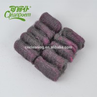 Disposable steel wool with soap heavy duty for houshold cleaning