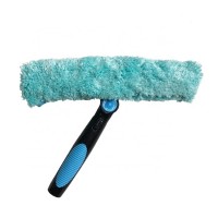 Rotating Telescopic Aluminum Long Handle window glass cleaning double sided telescopic squeegee, window brush for pole